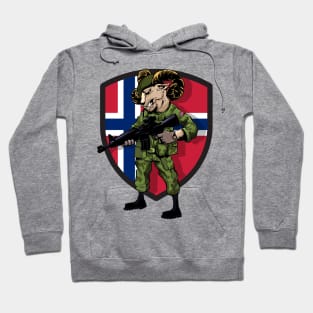 Scandinavian Troopers Norway Military Mascot Hoodie